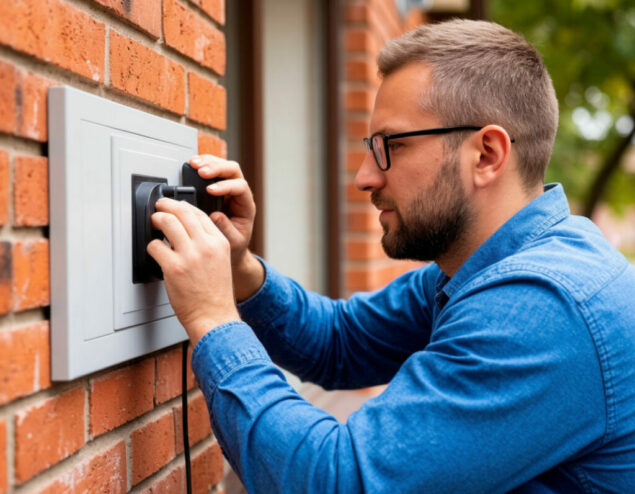 Установка охранной сигнализации